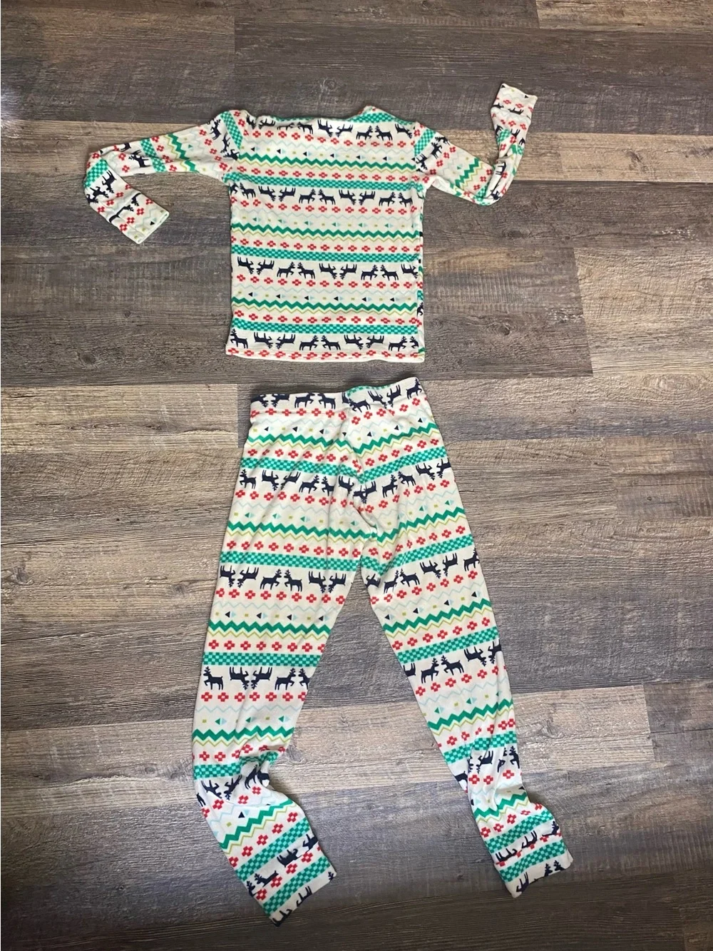 Holiday velour pajama set